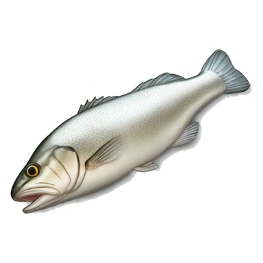 Pacific cod "fillet" with silver skin sticker