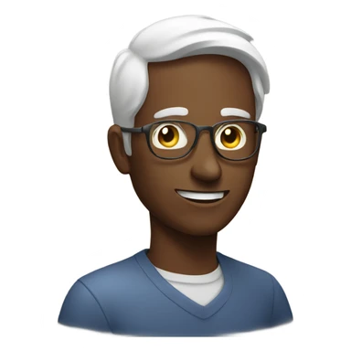 Man who likes healthy food sticker