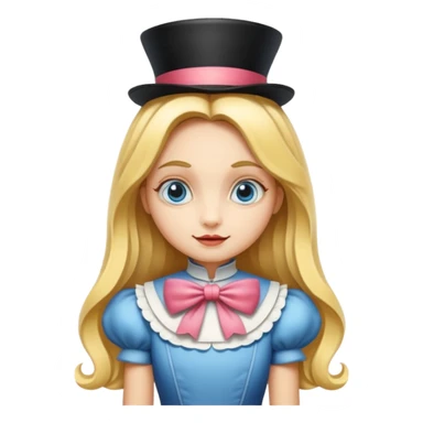 Alice in wonderland sticker