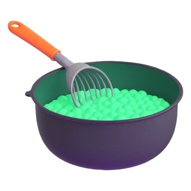 sieve with a glowing effect sticker