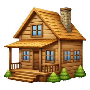 biggest wood house sticker