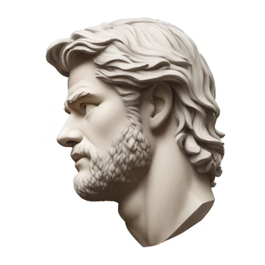 chris hemsworth greek sculpture sticker