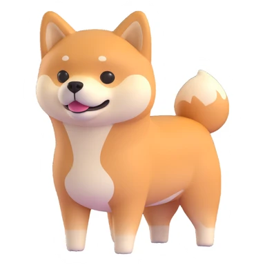 shiba inu happy sticker