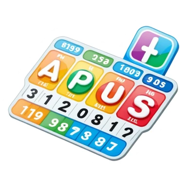 lottery scratcher ticket with a plus sign sticker