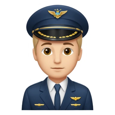pilot in suit sticker