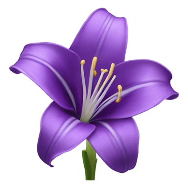 Purple Lillie’s flower sticker