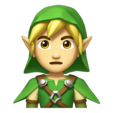 Link from the legend of zelda cdi sticker