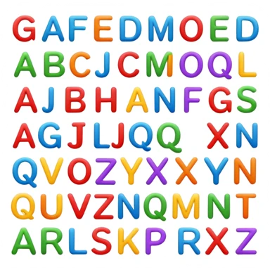 alphabete sticker