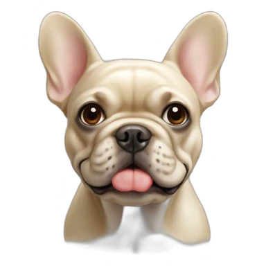 beige-french-bulldog sticker