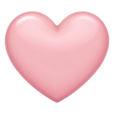 Pale pink heart sticker