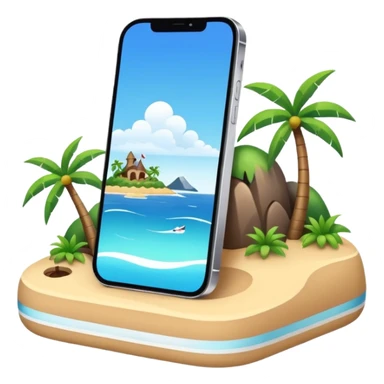 iPhone 14 Pro with Dynamic Island, sleek design sticker