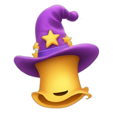 star jumping out of a magic hat without face sticker