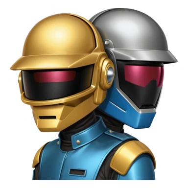 daft punk realistic sticker