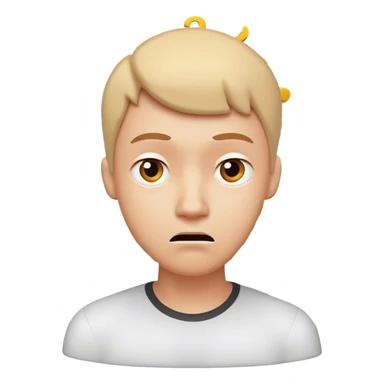 a simplified human figure with a puzzled expression, surrounded by multiple overlapping question marks, and data symbols to represent too many choices.  sticker