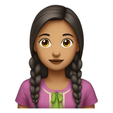 Hija enfadada sticker