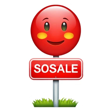 For Sale Sign sticker