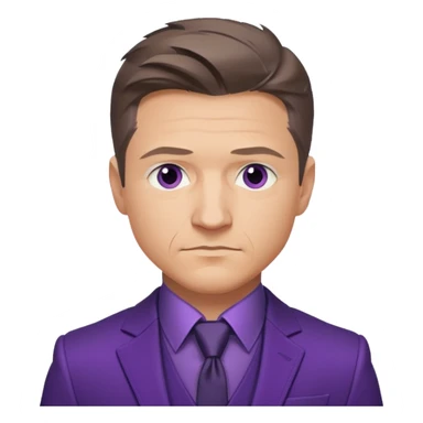 Jeremy Lee Renner Hawkeye 
 sticker