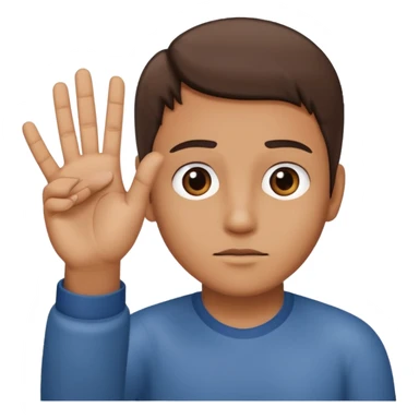 une main qui dit stop et on peut voir l'homme derriere sticker