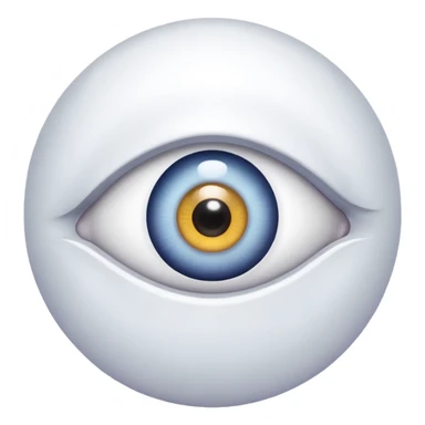 two eyeballs suspiciously looking to the side  sticker