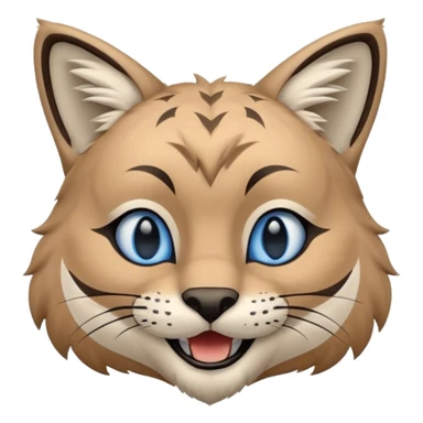 Georgia College and State University Bobcat mascot emoji copy and paste sticker