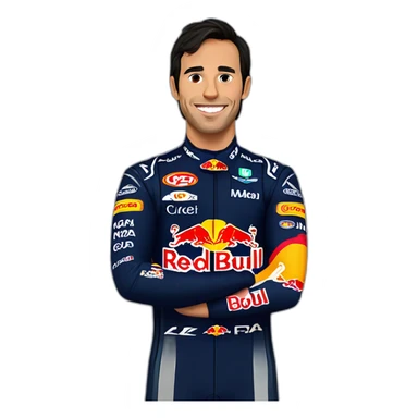 Sergio Pérez red Bull sticker