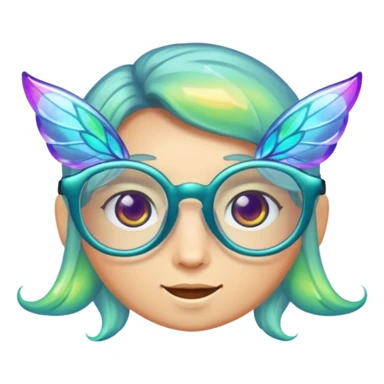 glasses with fae sticker