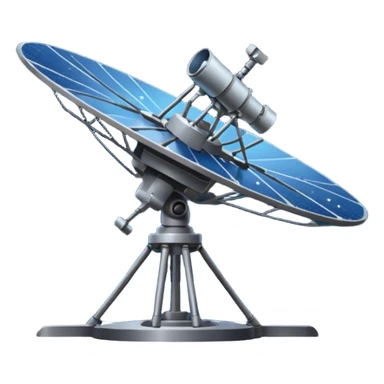 satellite qui observe plein d'étoiles sticker