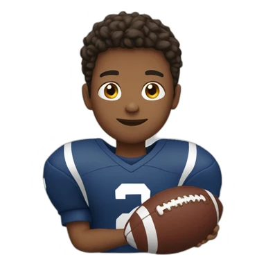 Boy-with-football sticker