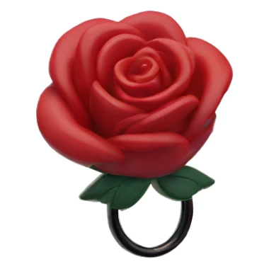 Rosehair claw clip sticker