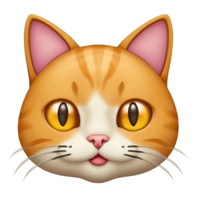 a cat that says huh sticker