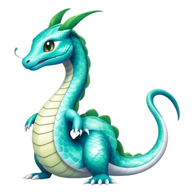 Seviper-Dragonair-Dratini-hybrid, full body, 4 legs sticker