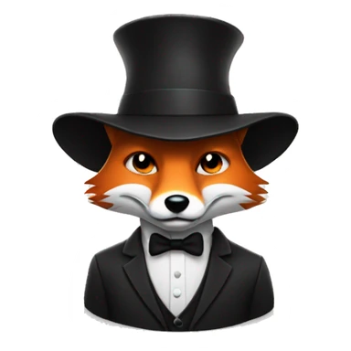 fox with blackhat sticker