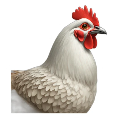 Araucana hen sticker