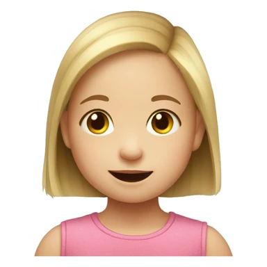 3 year old girl with Down syndrome  sticker