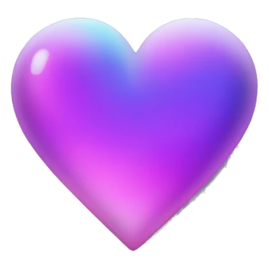 dark warm iridescent SCALE heart sticker