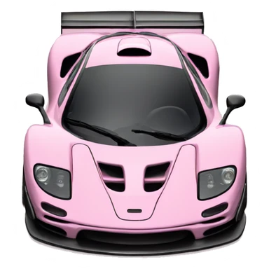 McLaren f1 car in pink  sticker