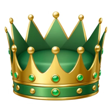 Green Domino crown sticker