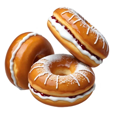 Filled Jam Donut Bombs sticker