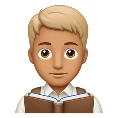 MONSIEUR DE CHANTIER AVEC UN CAHIER sticker