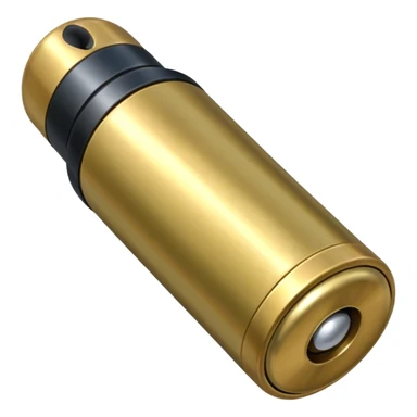 a single bullet sligly ratated to the right side sticker