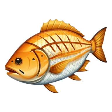 grilled fish protein, sticker