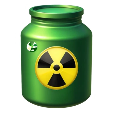nuclear waste sticker