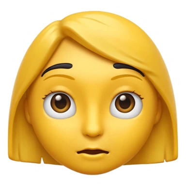 cara de emoji de whatsapp preocupado sticker