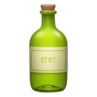 chartreuse bottle sticker