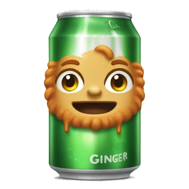 ginger ale can sticker