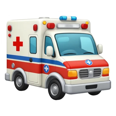 create an ambulance with peluche sticker