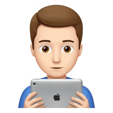 ipad with youtube video with a man on it sticker