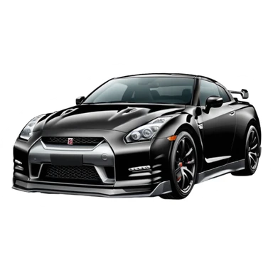 Sport Black Nissan GTR R35 sticker