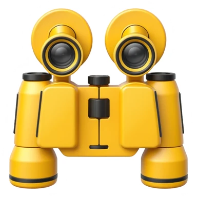 Yellow Binoculars sticker