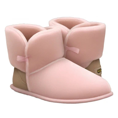 UGG slippers light pink sticker